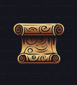 Antikes Schriftrolle